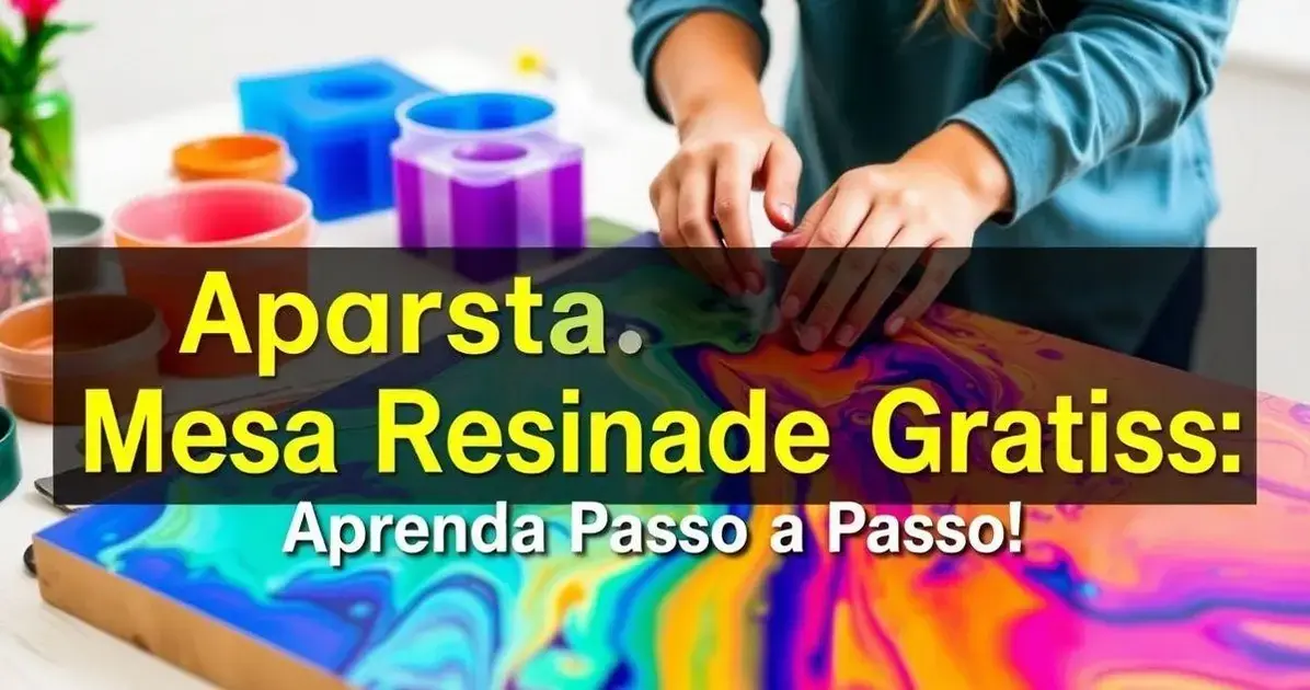 Apostila curso de mesa resinada gratis Apostila curso de mesa resinada gratis
