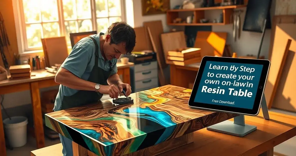 Baixar gratis curso de mesa resinada