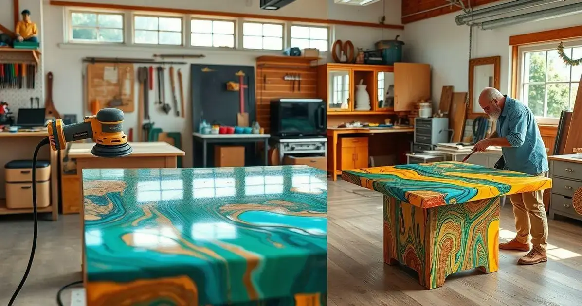 Restaurar mesa de resina Restaurar mesa de resina