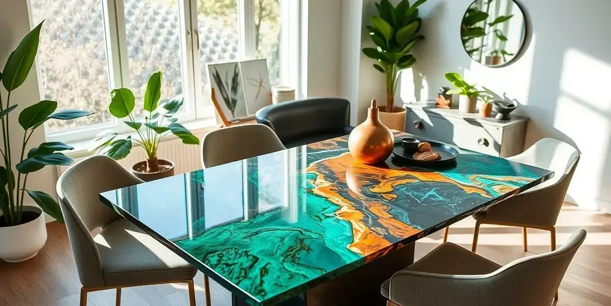 Bancada mesa de resina