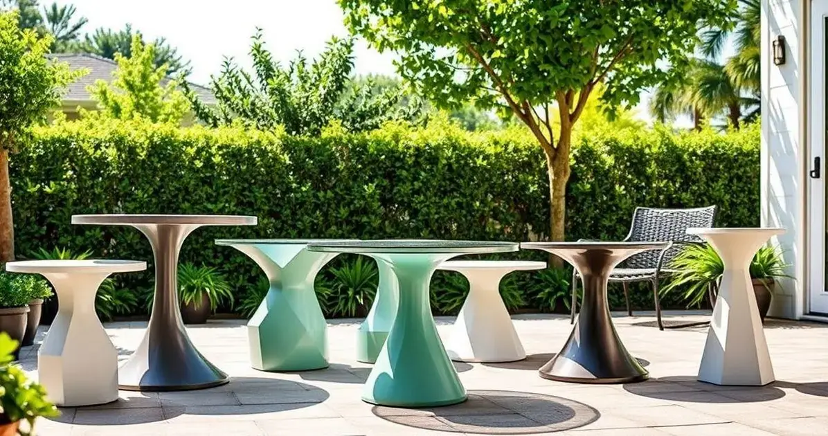 Base de mesa resina de poliester