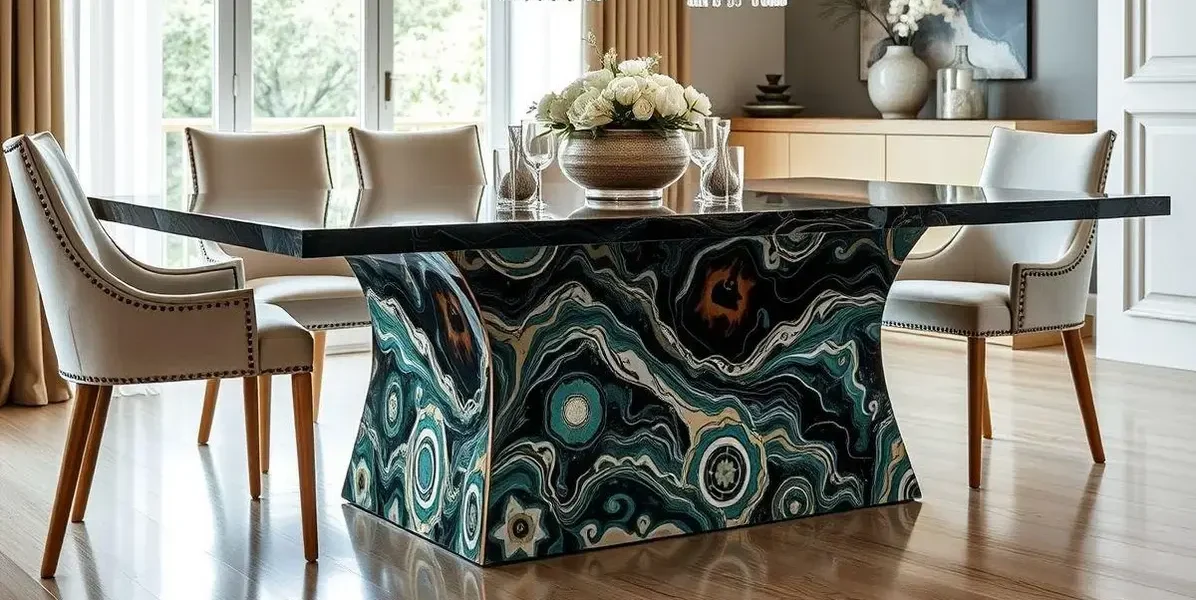 Base de mesa resina de poliester