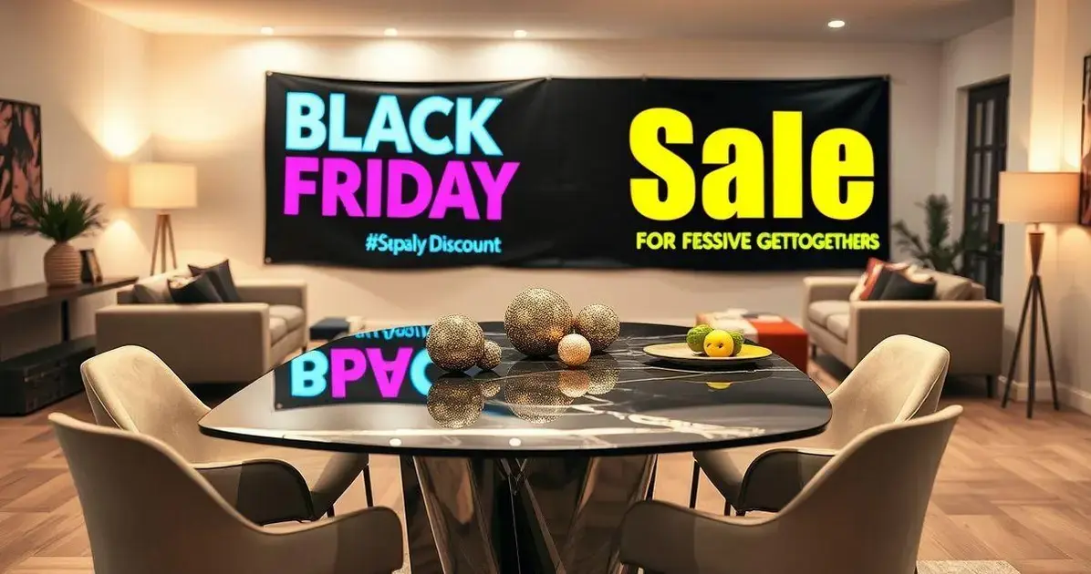 Black freiday mesa de resina