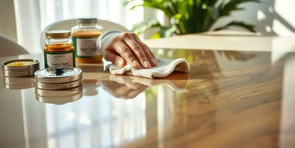 Cera para polir mesa de resina