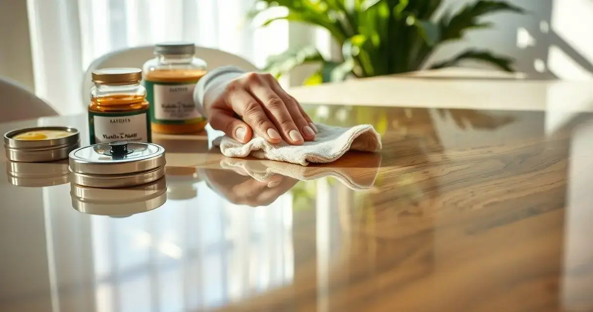 Cera para polir mesa de resina