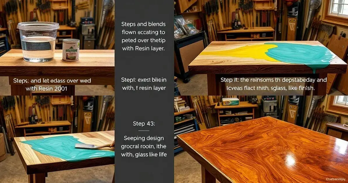 Como aplicar resina 2001 em mesa de madeira