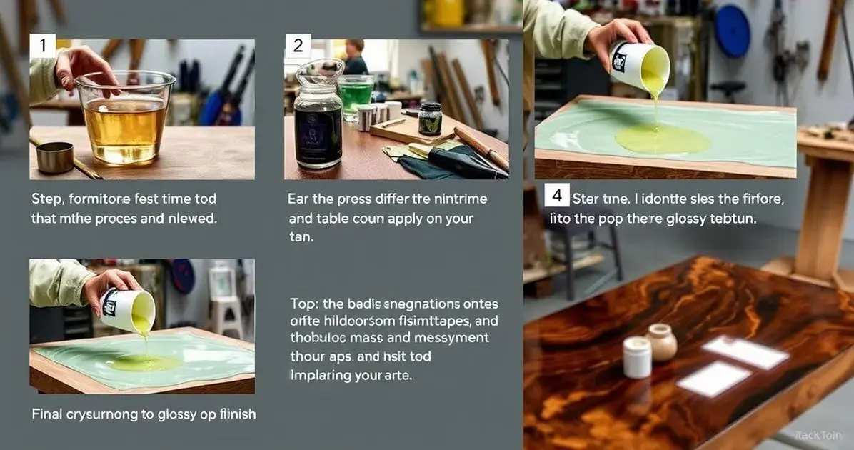 Como aplicar resina hidronorte em tampo de mesa