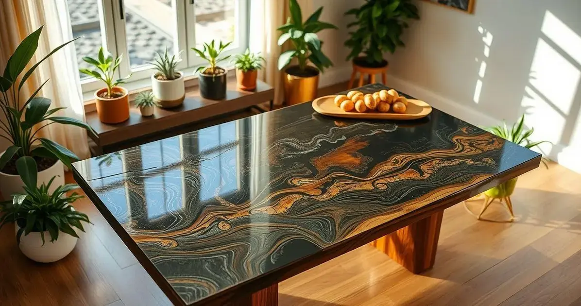 Como aprender a fazer mesa de resina e madeira