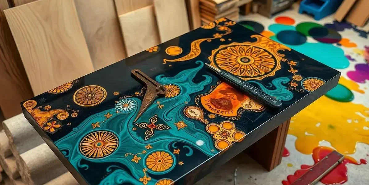 Como cobrar o valor certo de uma mesa resinada