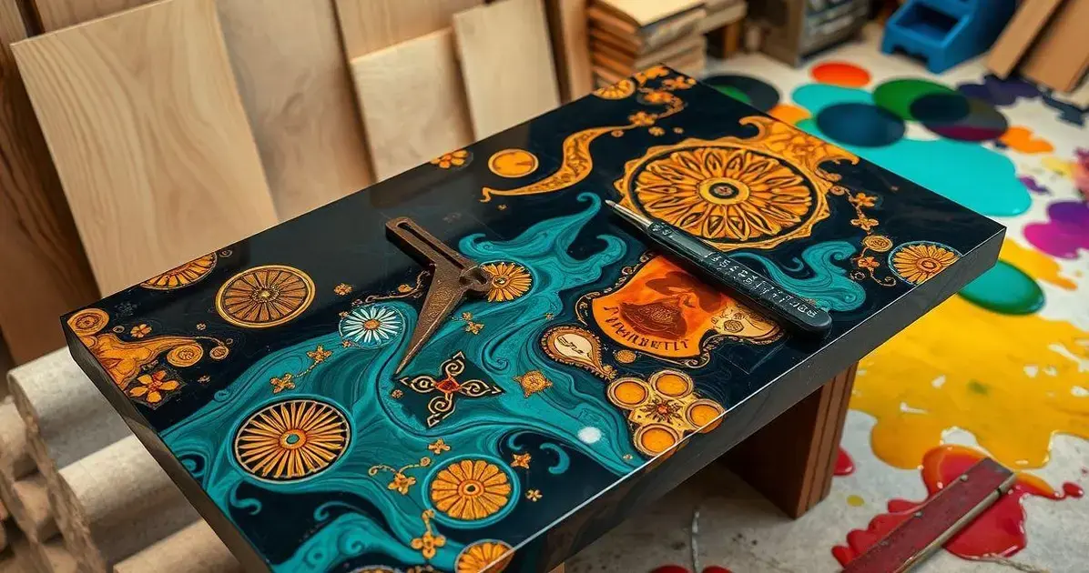 Como cobrar o valor certo de uma mesa resinada