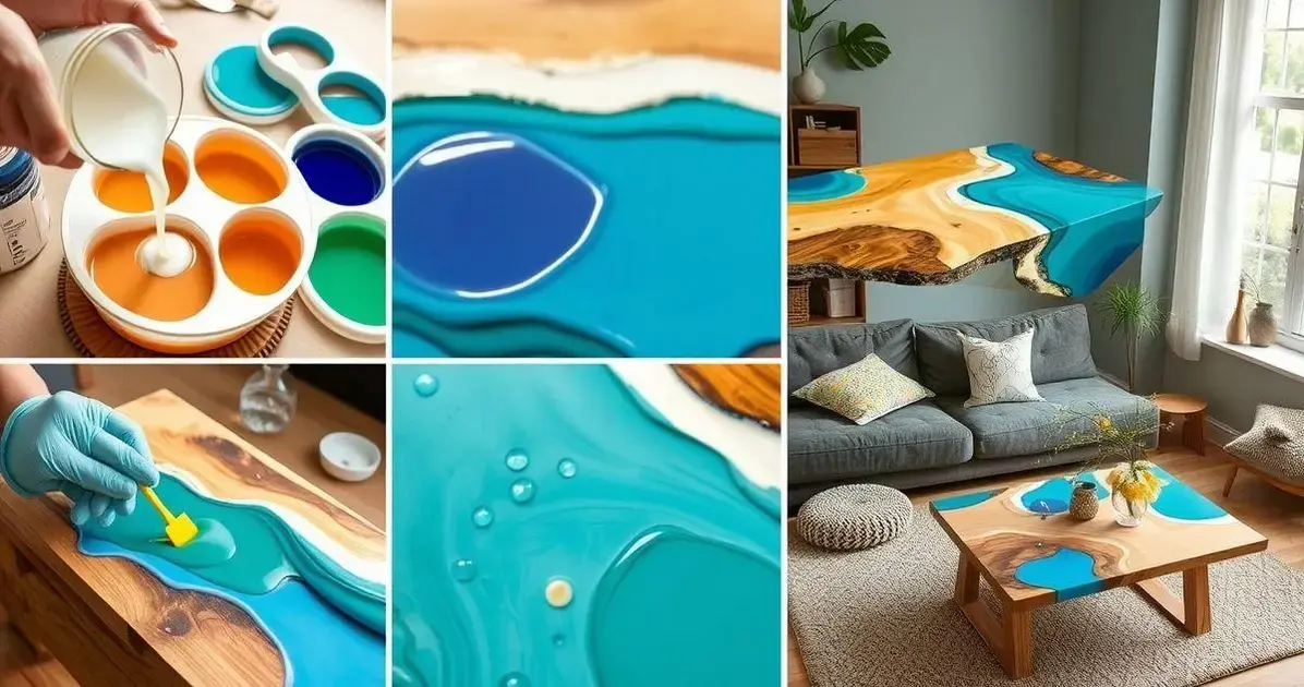 Como faser mesa de resina Como faser mesa de resina