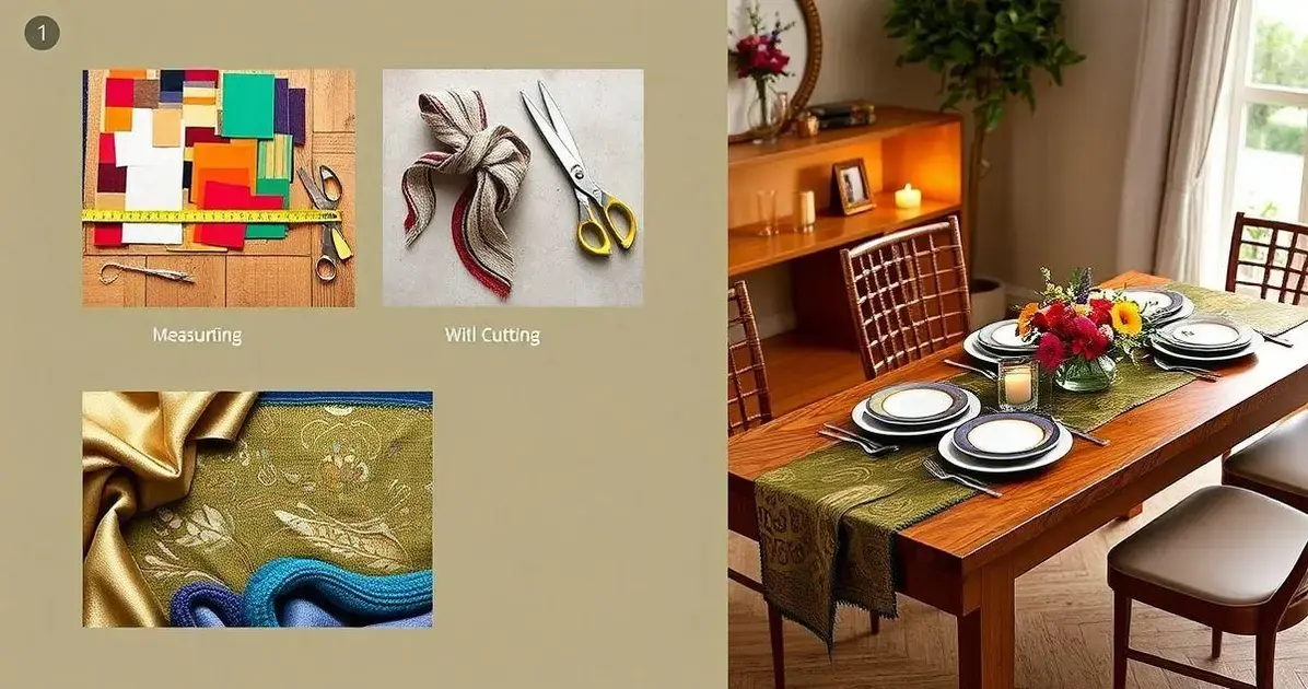 Como fazer caminho de mesa com manta resinada Como fazer caminho de mesa com manta resinada