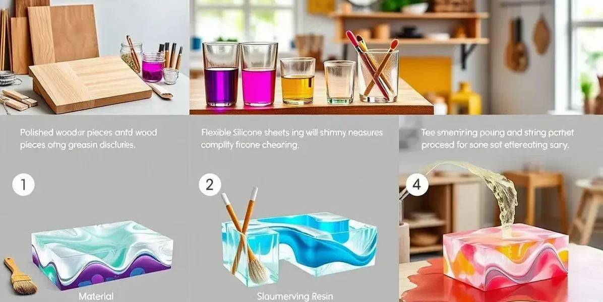 Como fazer forma de mesa de resina