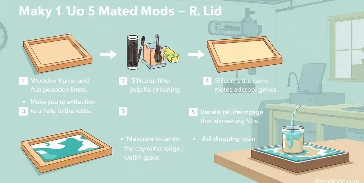 Como fazer forma de mesa de resina epoxi