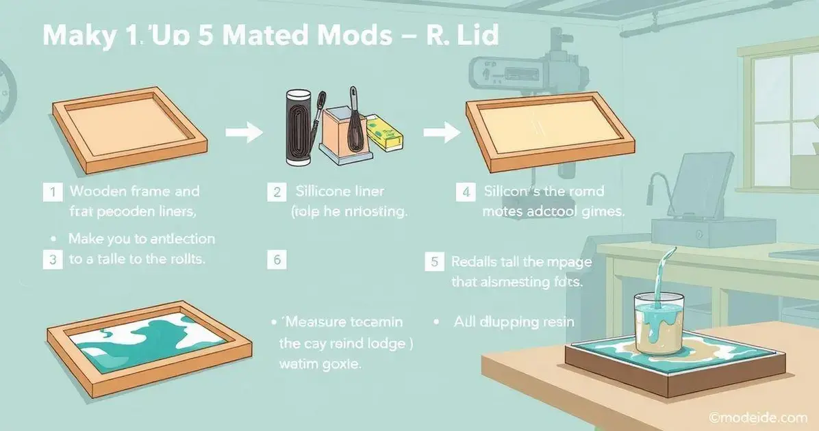Como fazer forma de mesa de resina epoxi
