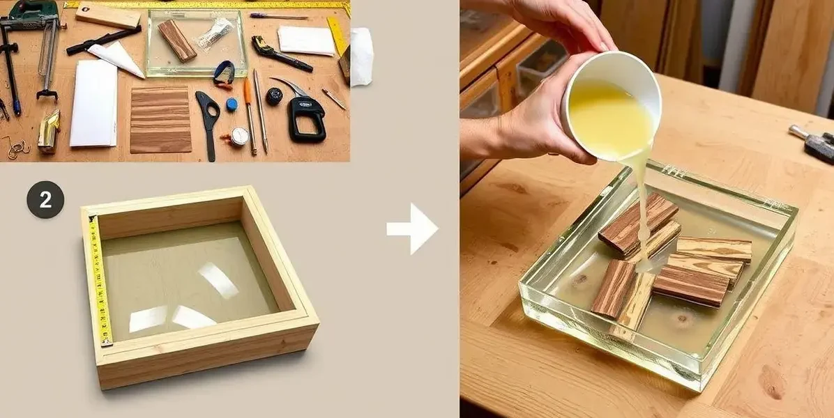 Como fazer forma para mesa de resina e madeira