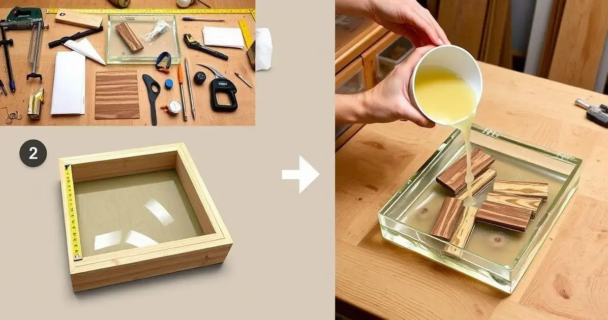 Como fazer forma para mesa de resina e madeira