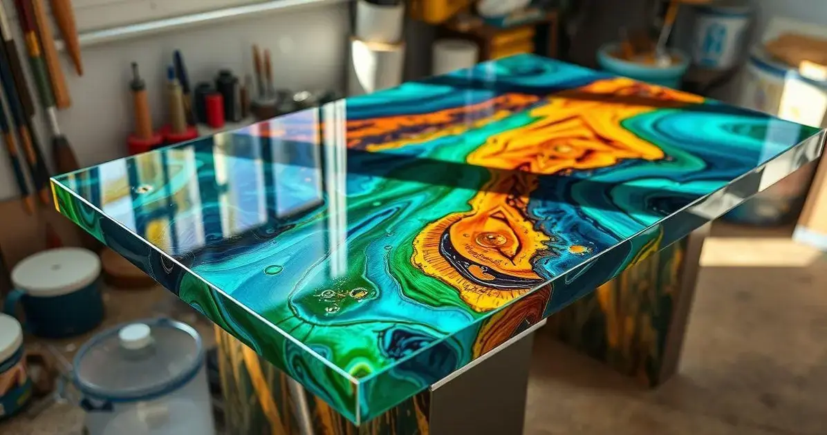 Como fazer mesa com resina de fibra de vidro Como fazer mesa com resina de fibra de vidro