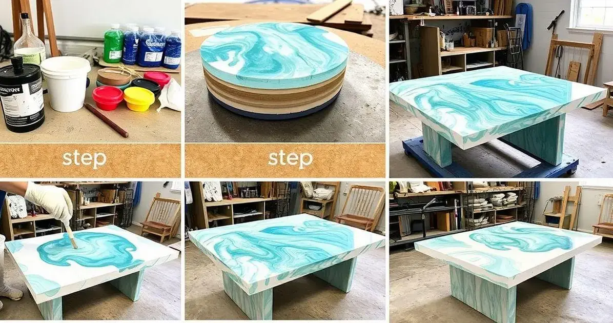 Como fazer mesa com resina de fibra de vidro Como fazer mesa com resina de fibra de vidro