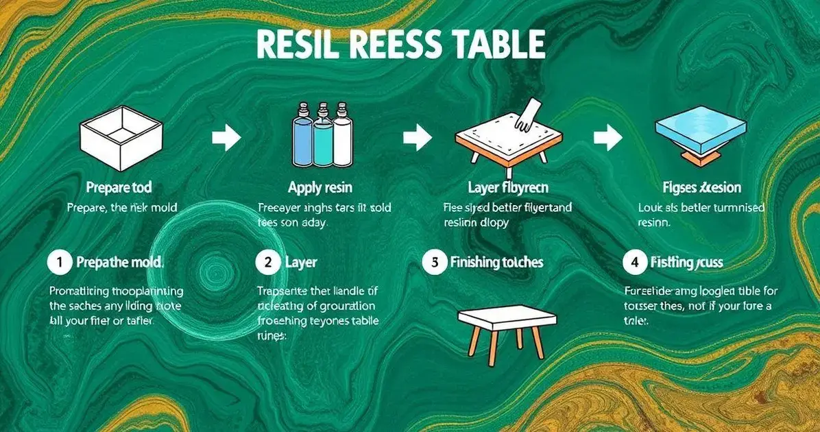 Como fazer mesa de fibra com resina