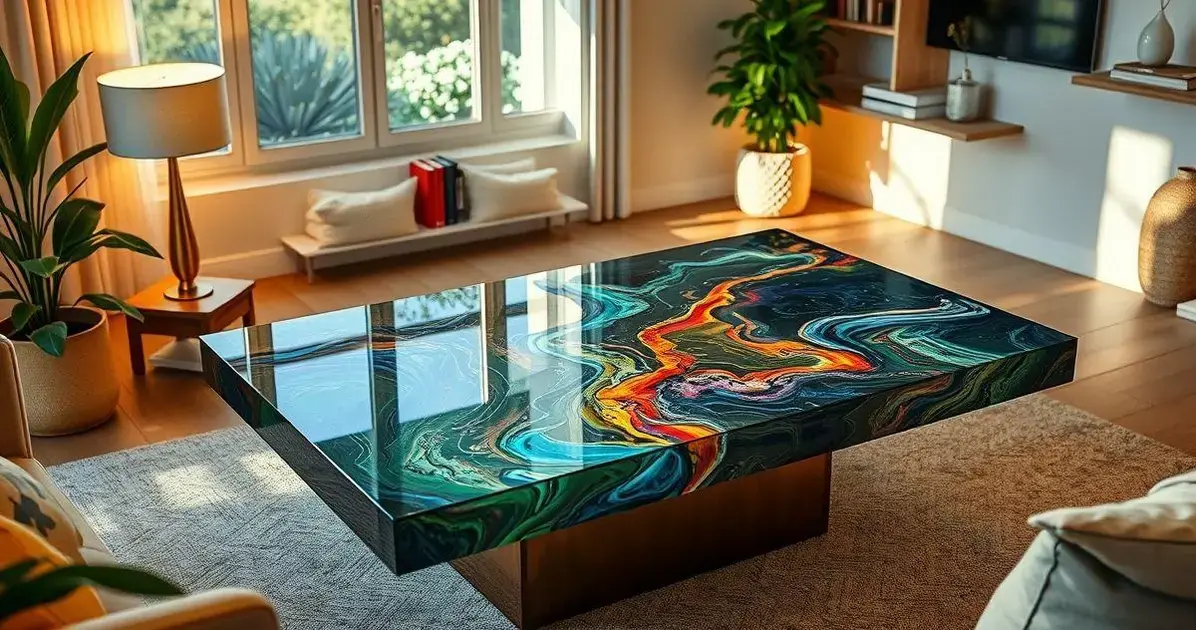 Como fazer mesa de resina e fibra