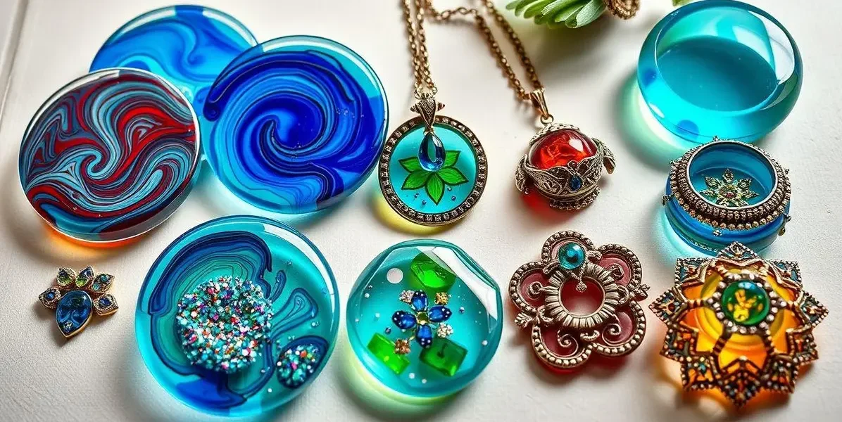 artesanato com resina epóxi