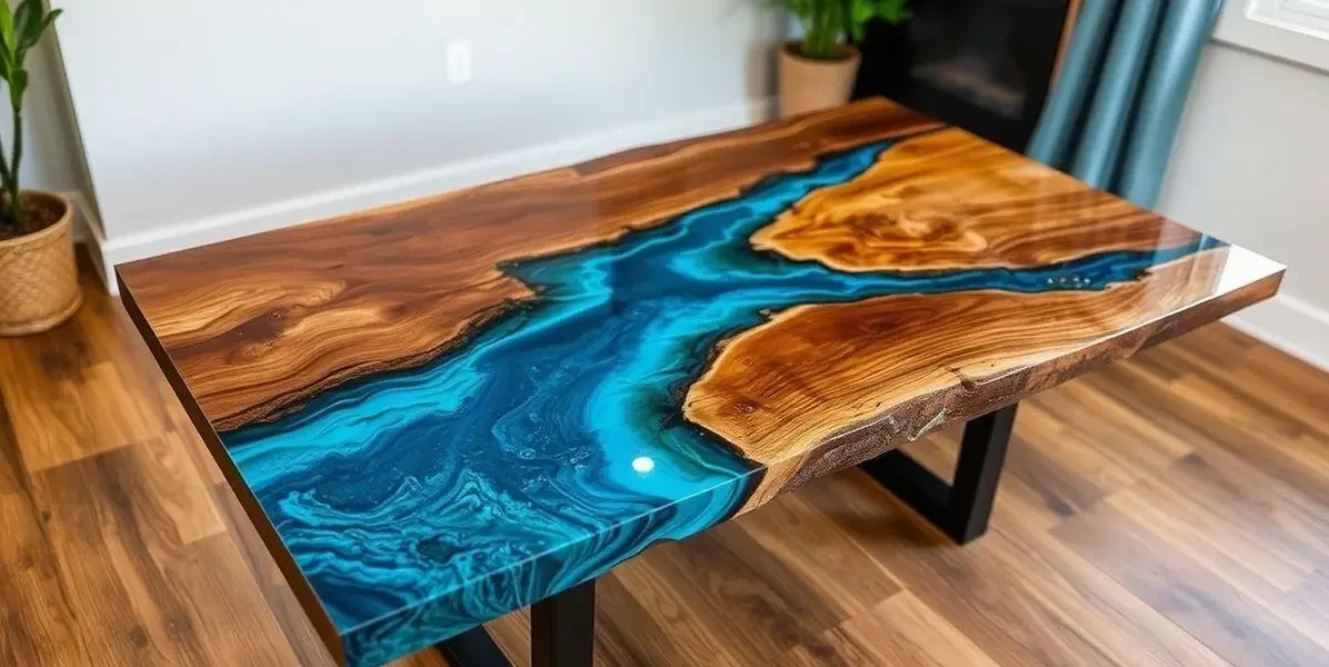 como aplicar resina em madeira