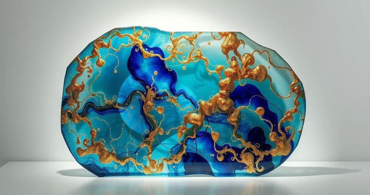 como mexer com resina