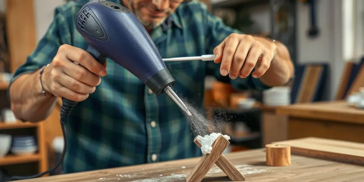 como secar cola branca rapido