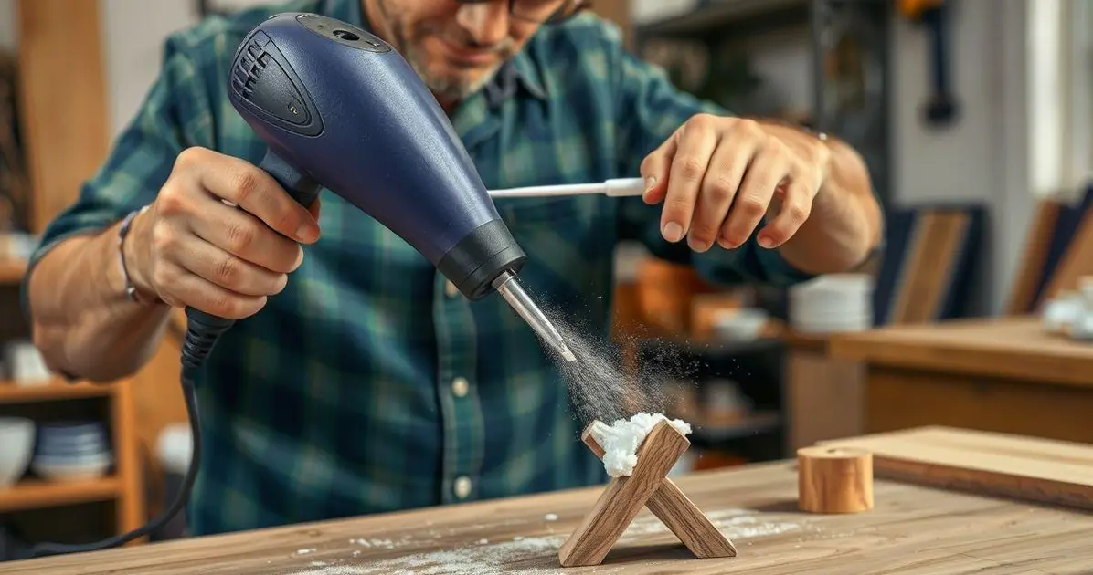 como secar cola branca rapido