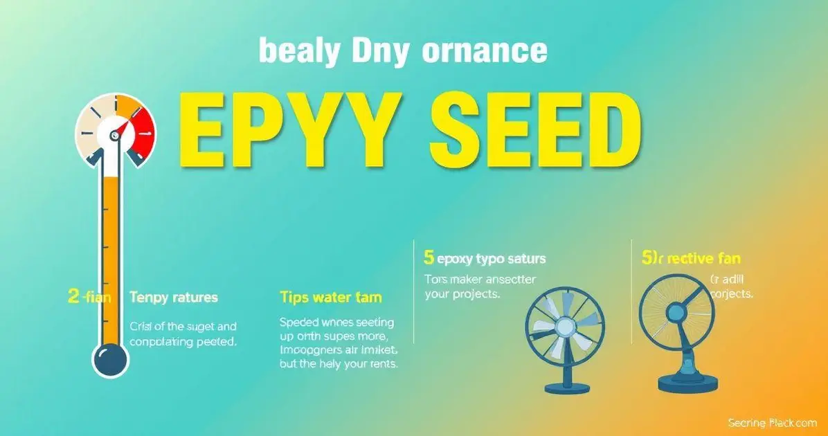 como secar resina epóxi rápido