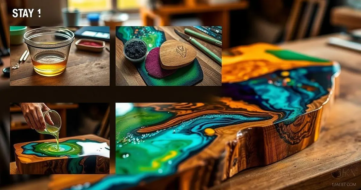 como trabalhar com resina epóxi