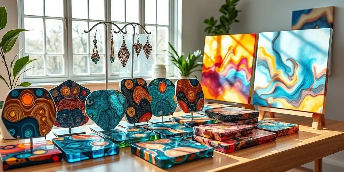 resina no seu artesanato