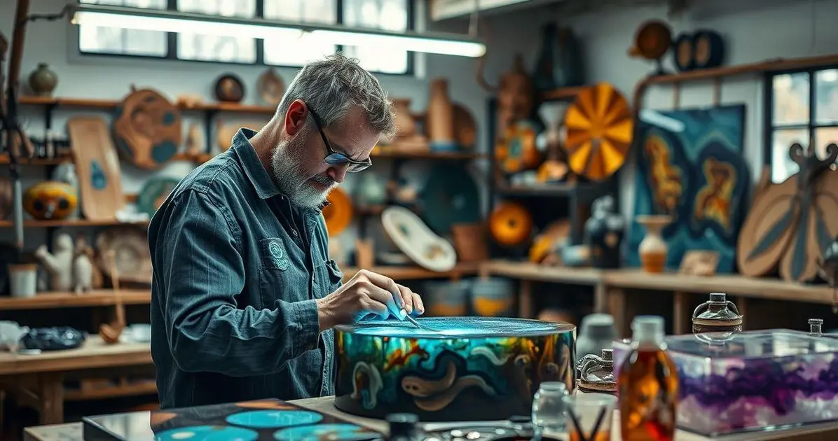 resina tem cheiro forte