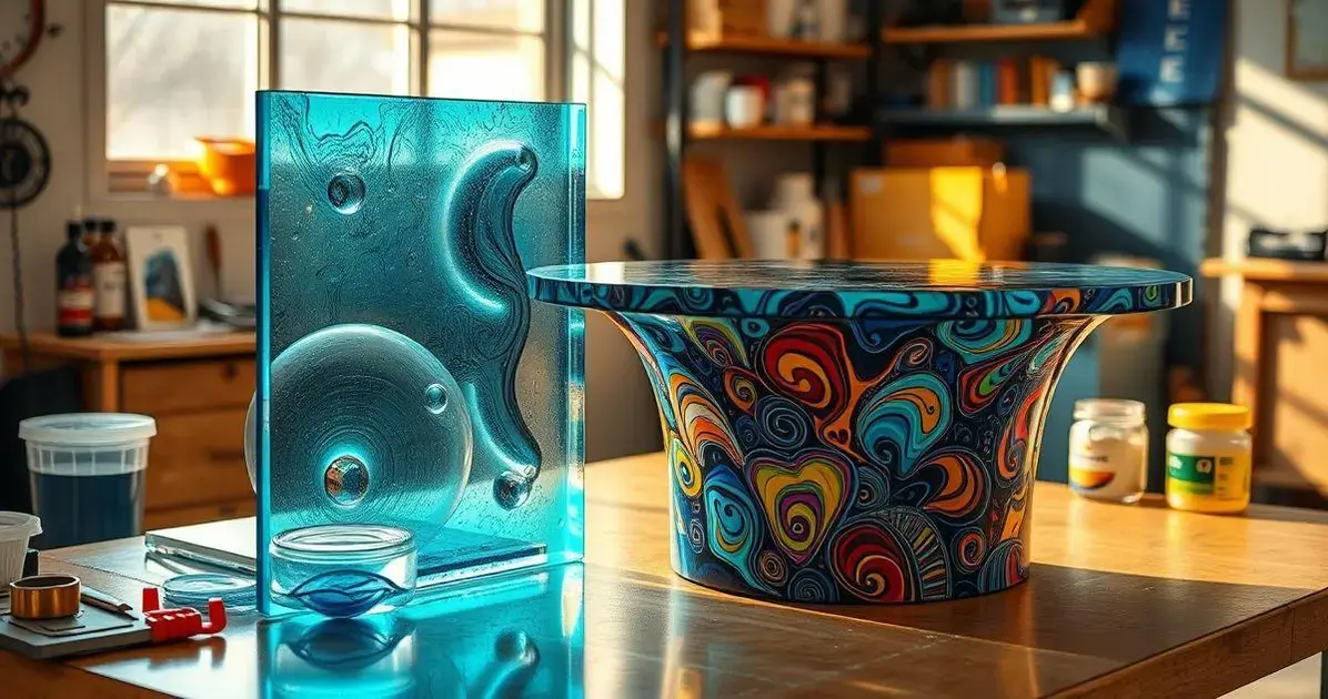 Como fazer molde de mesa resina