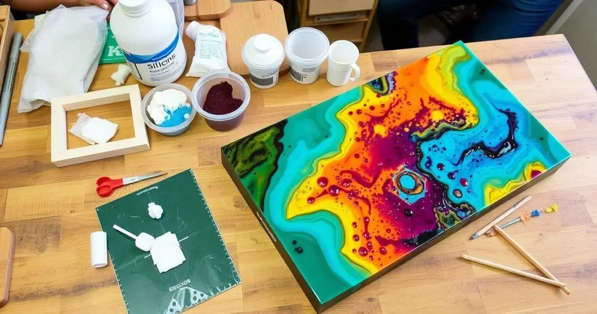 Como fazer molde de mesa resina