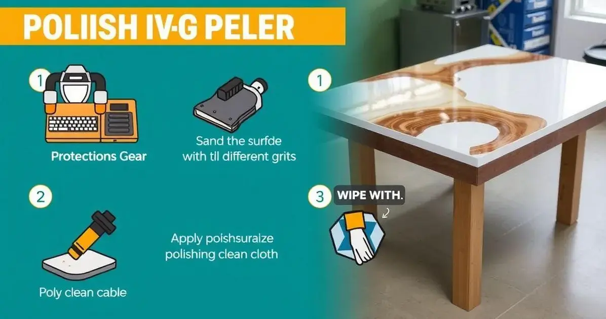 Como fazer polir em mesa de resina