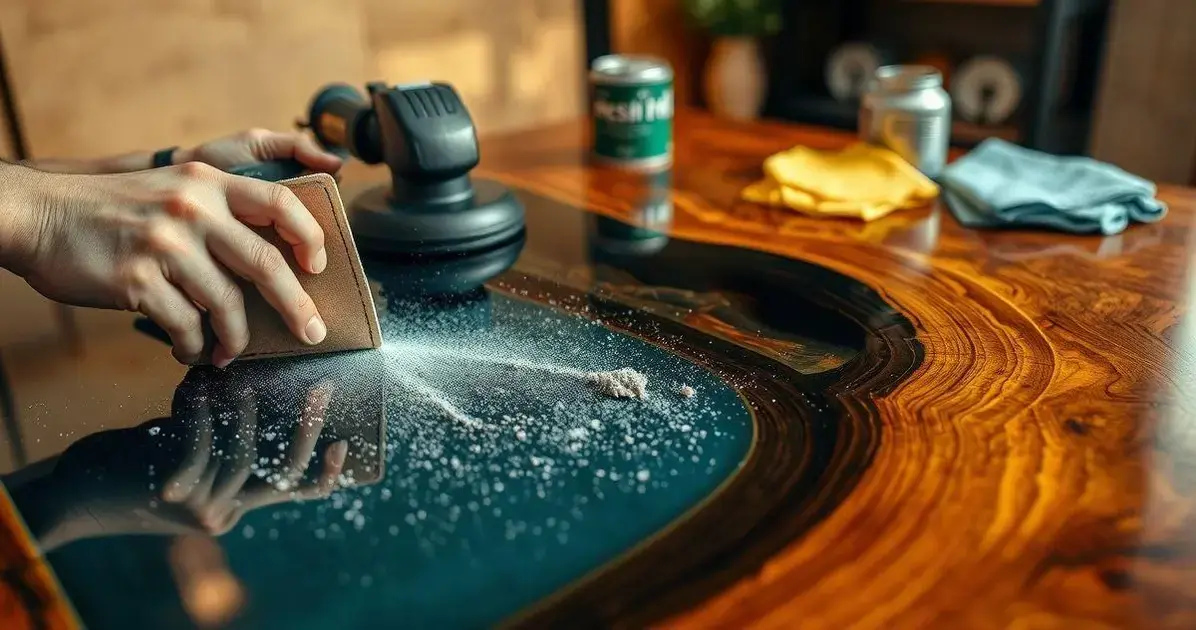 Como fazer polir em mesa de resina