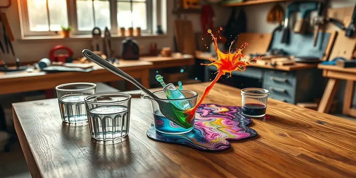 Como fazer resina.pata mesa de.madeira