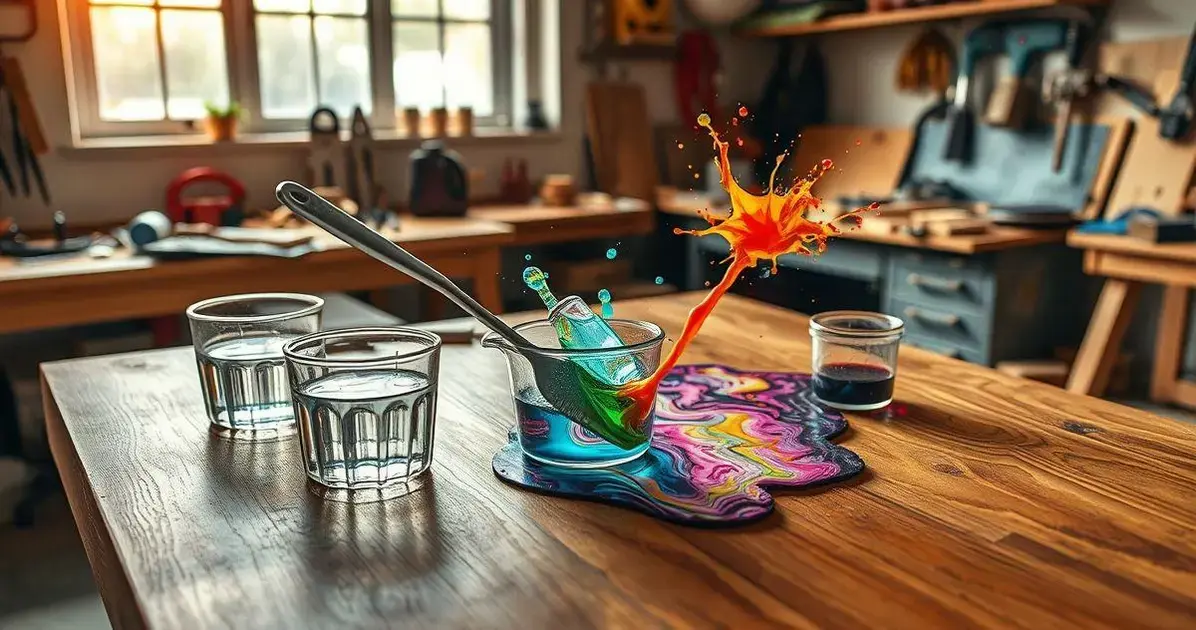 Como fazer resina.pata mesa de.madeira