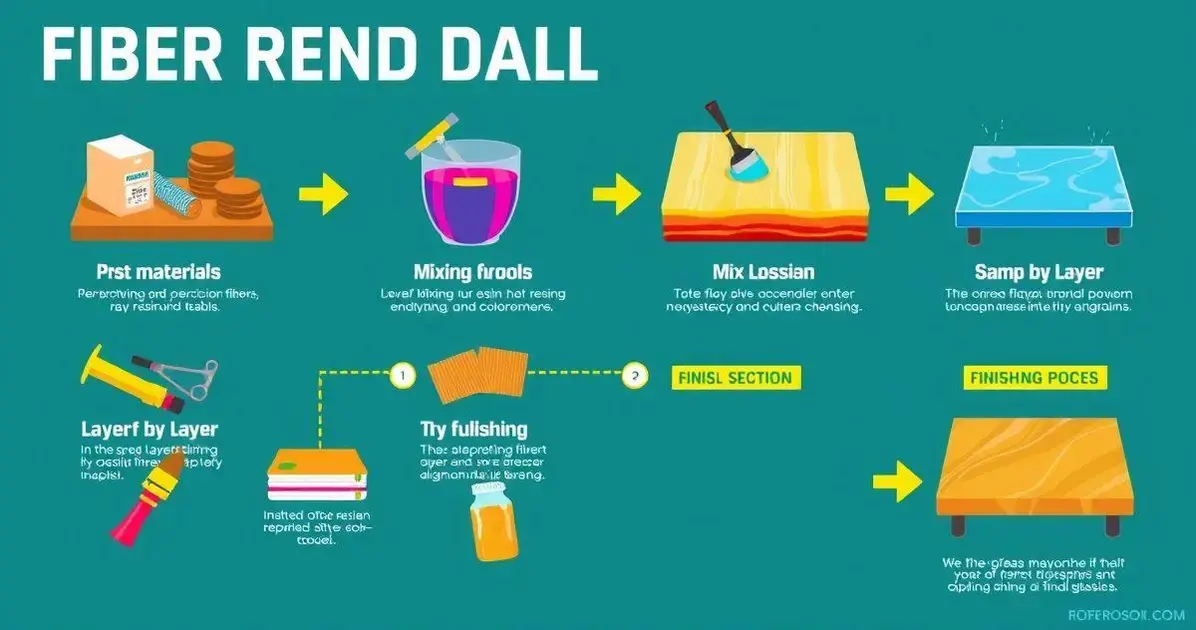 Como fazer um mesa de fibra e resina