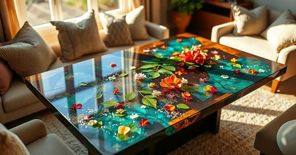 Como fazer um mesa de resina