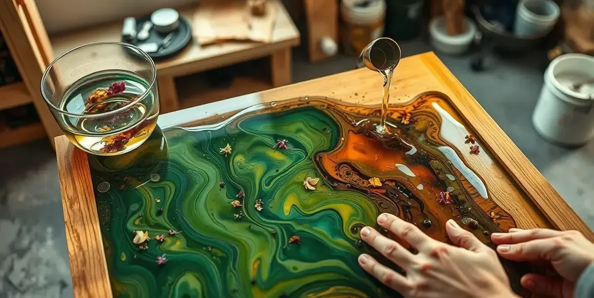 Como fazer um mesa de resina