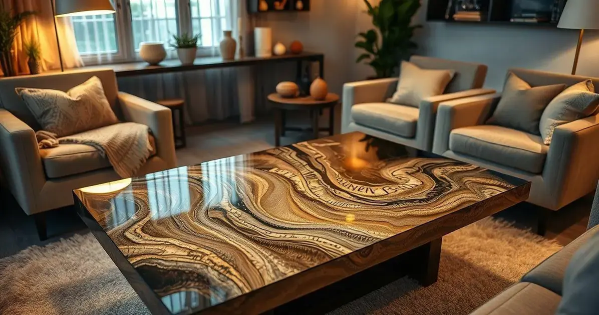 Como fazer uma mesa de areia e resina