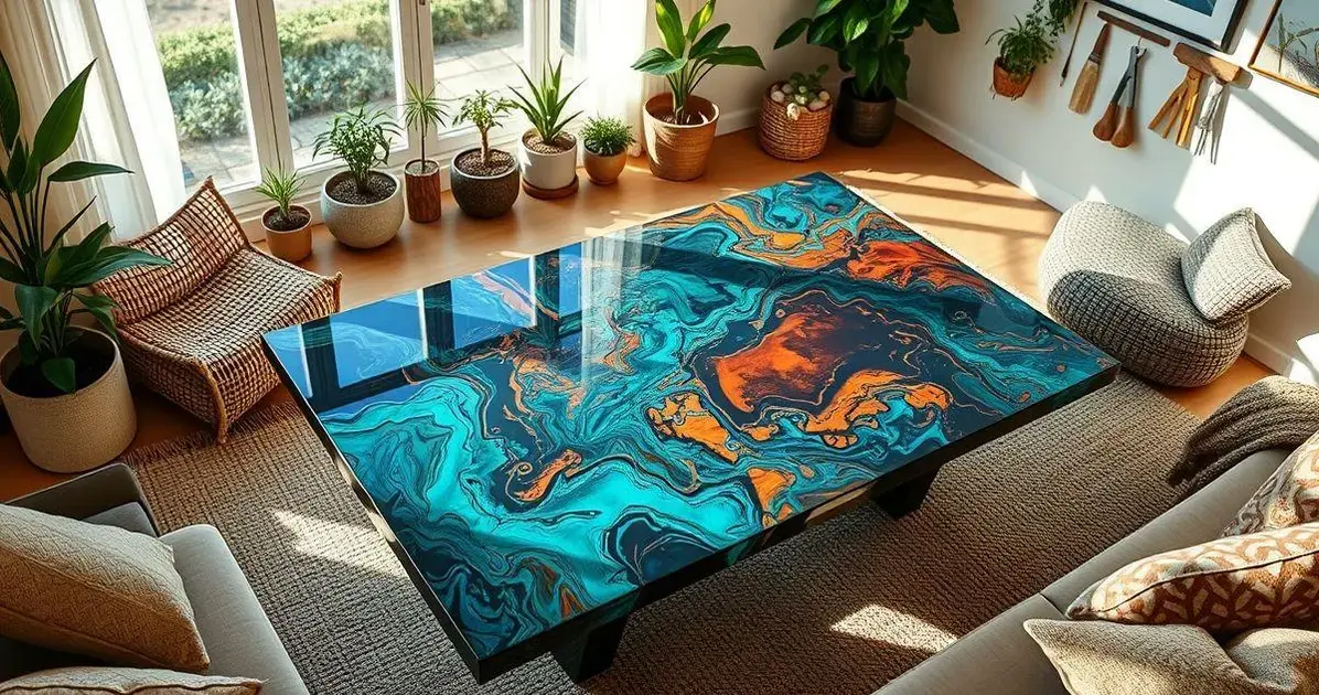 Como fazwr mesa de resina