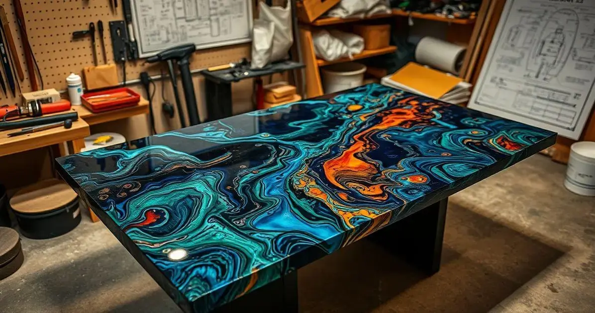 Como fszer mesa de resina artesanal Como fszer mesa de resina artesanal