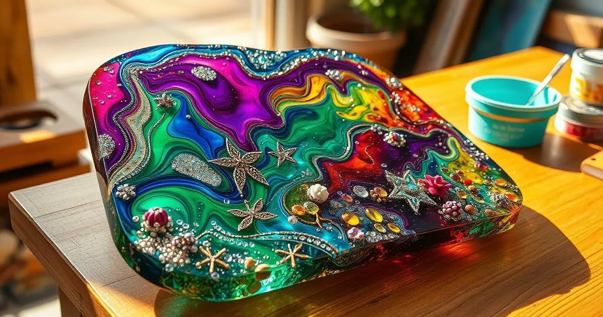 como usar resina liquida