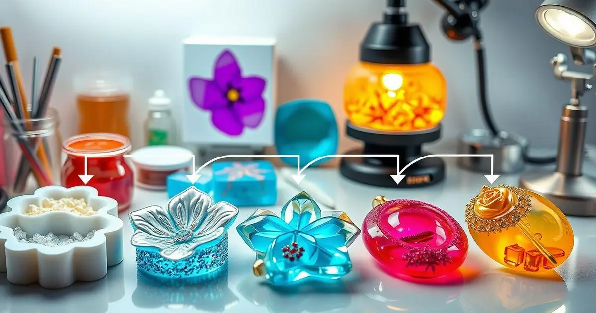 resina epoxi artesanato