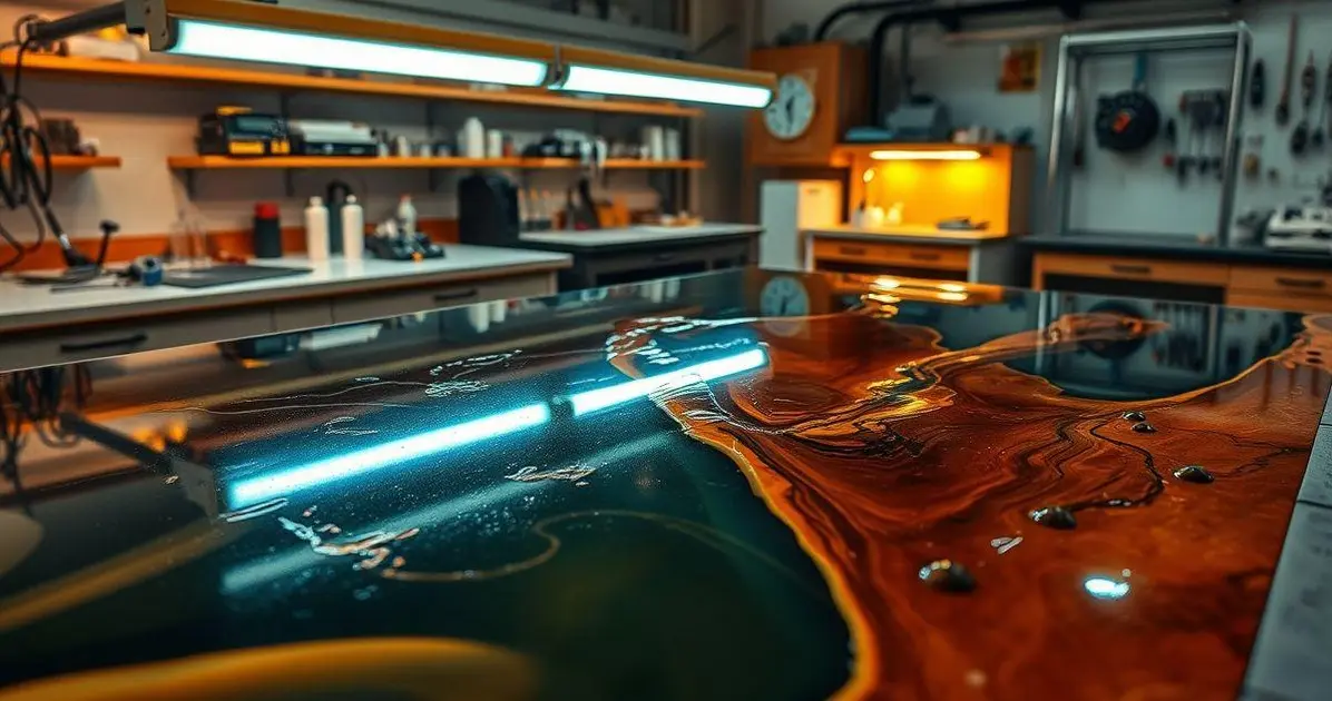 tempo de secagem da resina epóxi