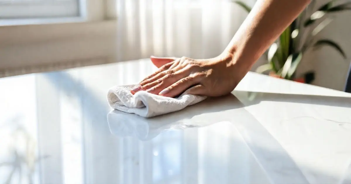 Como limpiar mesa de resina